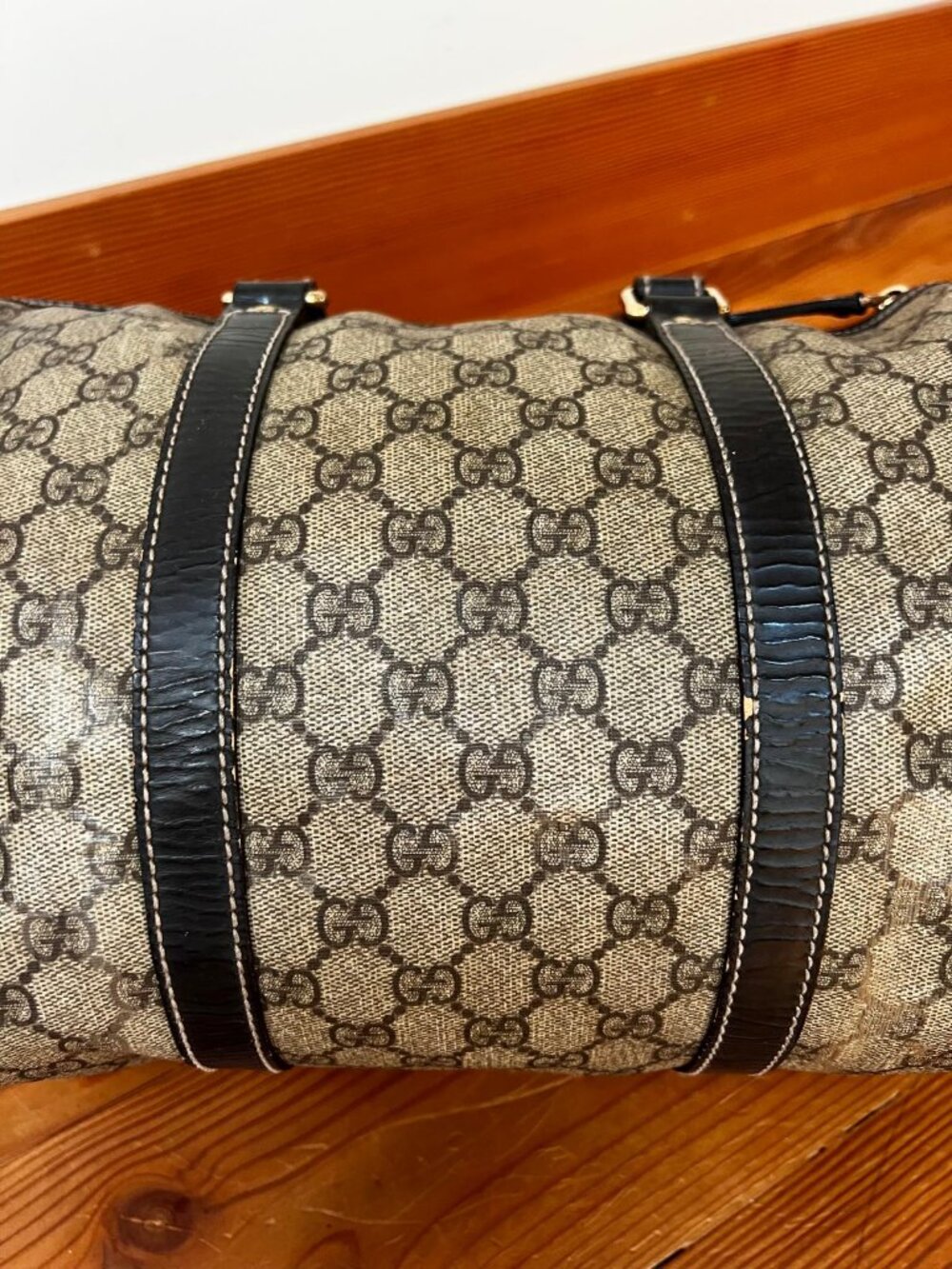 Gucci Boston Bag coated canvas Medium - Picture 7 of 11
